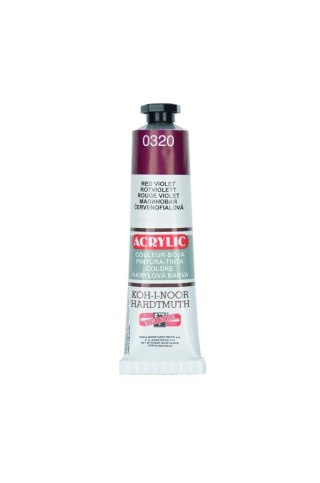 PINTURA ACRÍLICA BURDEOS EN TUBO 40ML KOH-I-NOOR 162730