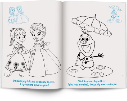 LIBRO DE PINTURA ADHESIVOS A4 DISNEY MALUCH FROZEN II