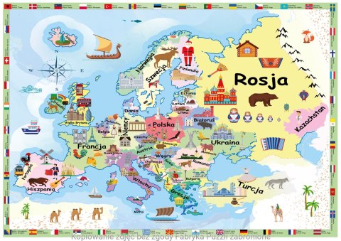 Mapa de Europa - Rompecabezas del Pequeño Listo