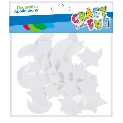 ADHESIVOS DE GOMA EVA AUTOADHESIVO ESTRELLAS FLUO CRAFT WITH FUN 463731