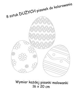 Dibujos de Huevos de Pascua para colorear