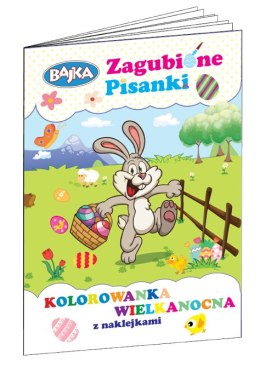 Lost Easter Eggs - Libro para colorear de Pascua con pegatinas
