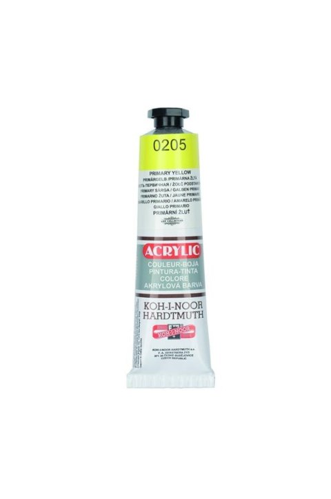 PINTURA ACRÍLICA AMARILLA EN TUBO 40ML KOH-I-NOOR 162708