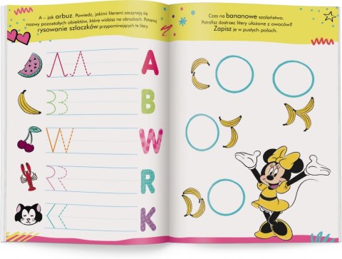 LIBRO EDUCATIVO A4 MINNIE PISTAS Y LETRAS AM