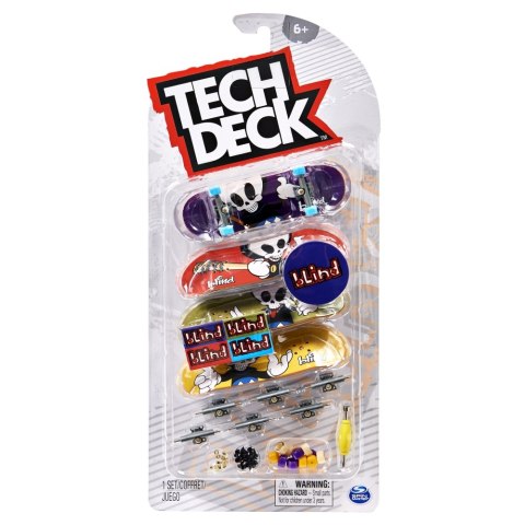 SPIN TECH DEC SKATEBOARD 4PACK AST 6028815 BC8 SPIN MASTER