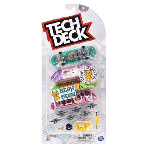 SPIN TECH DEC SKATEBOARD 4PACK AST 6028815 BC8 SPIN MASTER