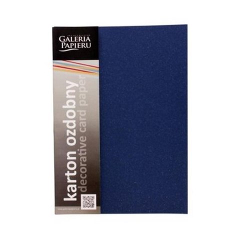 CARTULINA DECORATIVA A4 NAVY MICA 240G PAPEL GALERIA 004581 ARGO