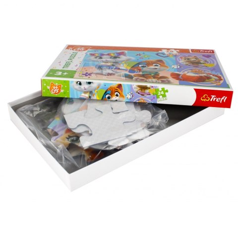 PUZZLE 24EL MAXI GATITOS FELICES PUD TREFL 14350 TREF TREFL