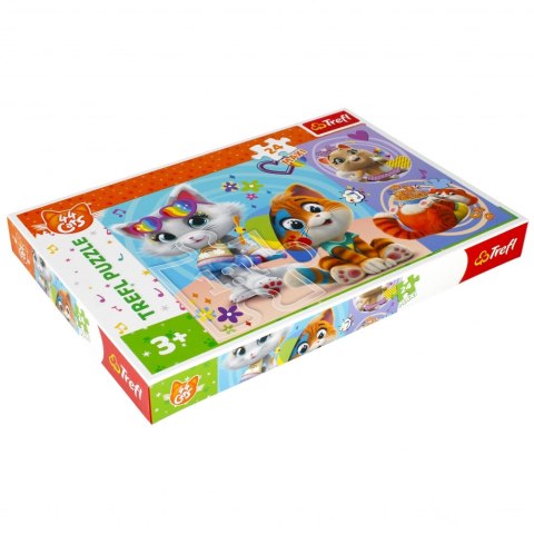 PUZZLE 24EL MAXI GATITOS FELICES PUD TREFL 14350 TREF TREFL