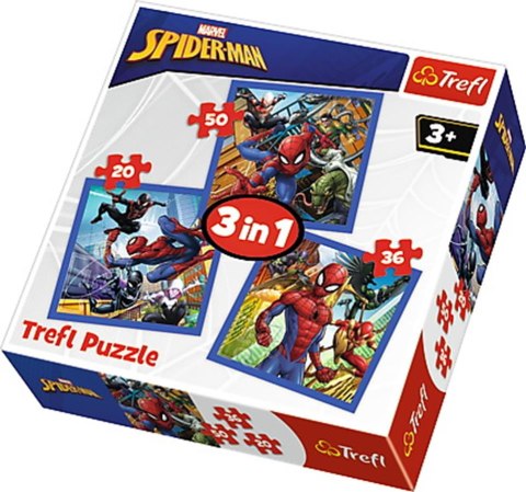 PUZZLE 3EN1 EL PODER DE LA ARAÑA DE TREFL 34841