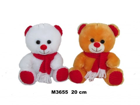 PELUCHE BOWL 20CM SENTADO EN BUFANDA SUN-DAY