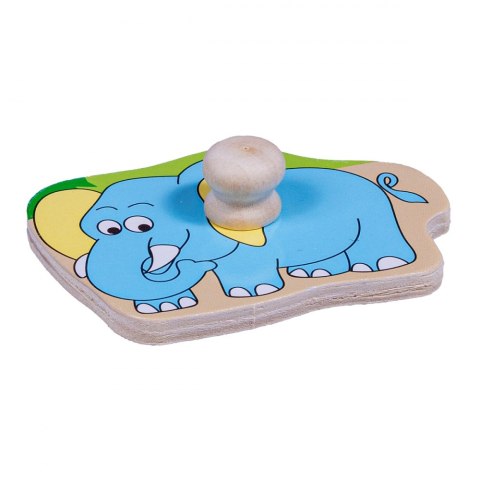 PUZZLE DE MADERA ANIMALES 10 UDS. FOL SONRIENTE PLAY SPW83596AN