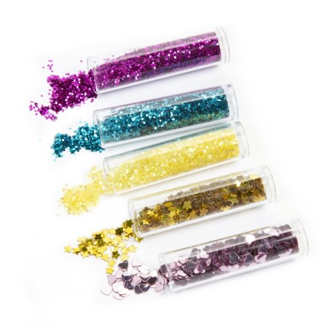 GLITTER SUELTO CON LENTEJUELAS MEZCLA DE COLORES PAQUETE DE 10 UDS. KIDEA CB10KA DERFORMAR