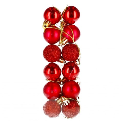 BOYA DECORACION ARBOL DE NAVIDAD MINI ROJO PACK.12 UNDS. ARPEX BN6196CZE ARPEX