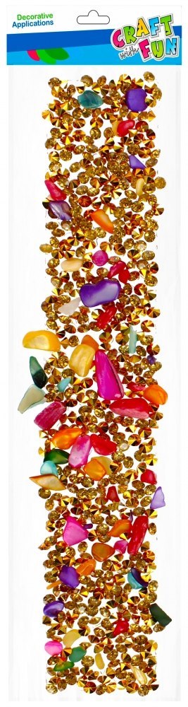 CRISTAL DECORATIVO PIEDRAS DE COLORES CRAFT WITH FUN 501439 CRAFT WITH FUN