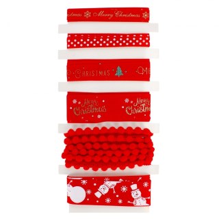 ADORNO DECORATIVO CINTAS NAVIDAD MIX 6 PCS. ARTESANÍA CON DIVERSIÓN 501461 ARTESANÍA CON DIVERSIÓN