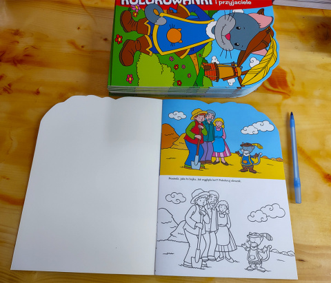 Dibujos para colorear para un niño en edad preescolar. El gato con botas y amigos.