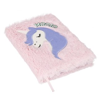 BLOC DE NOTAS PELUCHE A5 PASTEL UNICORNIO STK PB 6/36 STARPAK