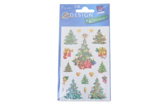 PEGATINAS ÁRBOL DE NAVIDAD 80X160 3PCS 52401 ZF B/C ZWECKFORM