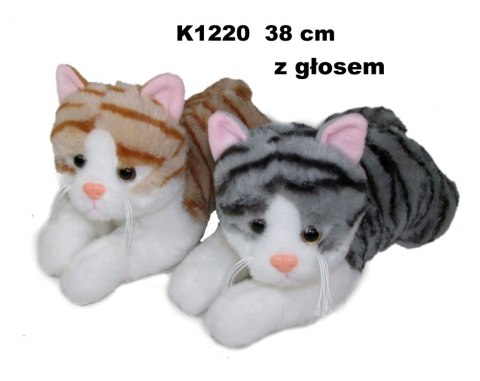 PELUCHE GATO CON VOZ 38CM LYING KOL SA FOL SUN-DAY