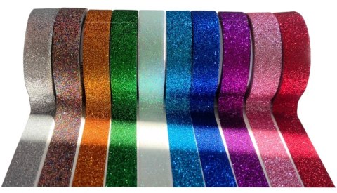 CINTA DEKOR SPRZYL GLITTER 15MMX3M MIX FAMILY ART