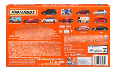 MB CAR 12 PACK ELÉCTRICO HGW60 AST PUD1 MATTEL