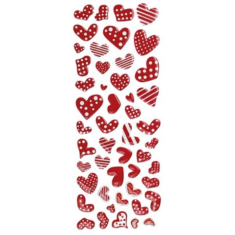 ADHESIVOS CORAZONES MIX TITANIO SERIE CRAFT-FUN HASTA