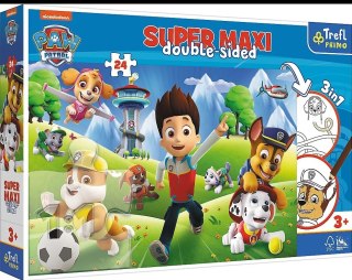 ROMPECABEZAS 24 uds. SUPER MAXI AVENTURAS PATRULLA CANINA TREFL 41001 TREF TREFL