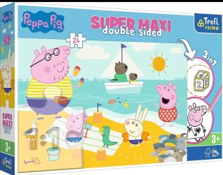 ROMPECABEZAS 24 uds. SUPER MAXI JOYFUL DAY PEPPA TREFL 41010 TREF TREFL