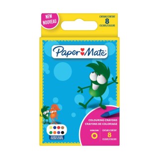 LÁPICES DE CERA PAPER MATE 8 COLORES 2168273 PAPER-MATE