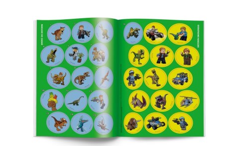 LIBRO PINTURA 205X290 LEGO JURASSIC STICKERS AM