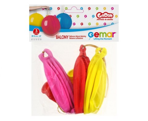 GLOBO PELOTA 18, 3 PCS GODAN