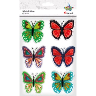 ADHESIVOS DE GEL MARIPOSAS SERIE CRAFT-FUN TITANUM HASTA