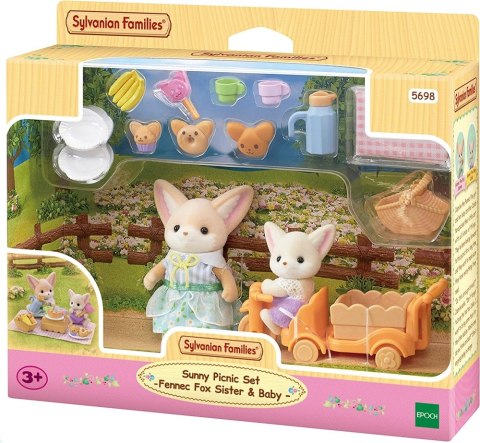 ZORROS DEL DESIERTO DE SYLVANIAN EN PICNIC 5698 WB6 EPOCH