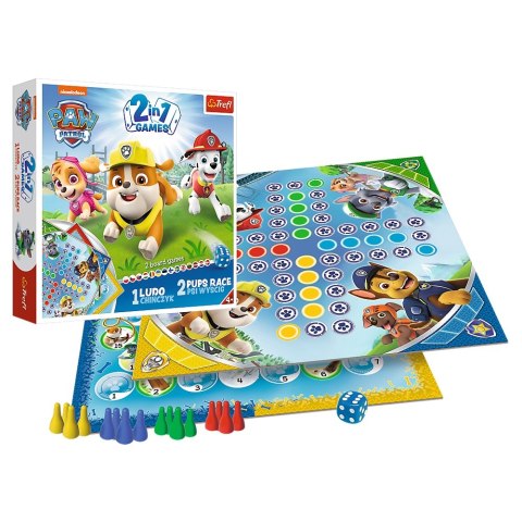 JUEGO 2EN1 CHINO/CARRERA DE PERROS PAW PATROL TREFL 01896 TR