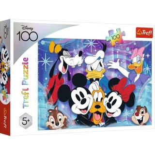 PUZZLE 100 PIEZAS EN EL MUNDO DE DISNEY IS MERRY TREFL 16462 TR TREFL