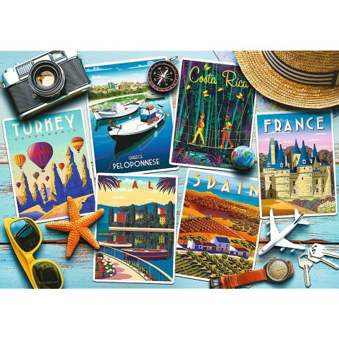 PUZZLE 1000EL POSTALES DE VACACIONES PUD TERFL 10714 TR