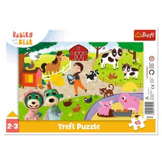 PUZZLE 15 ELEMENTOS BEBES LINDOS TREFL 31414 TREF TREFL