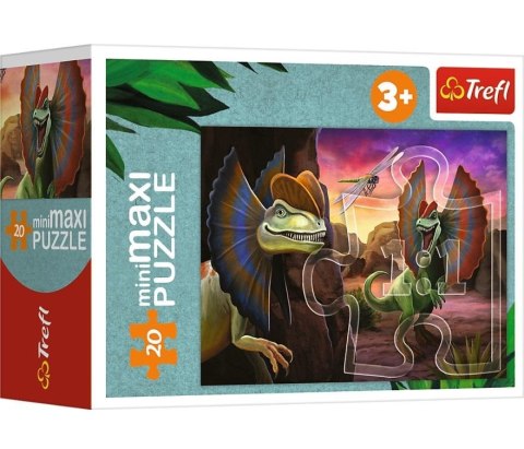 PUZZLE 20 ELEMENTOS MINIMAXI EXPLORA EL MUNDO DE LOS DINOSAURIOS TREFL 21136 TR TREFL