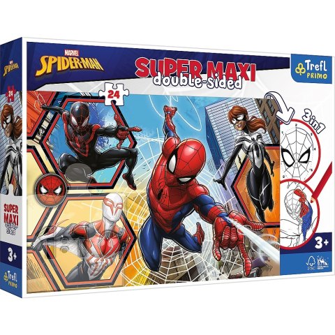 PUZZLE 24 ELEMENTOS SUPER MAXI SPIDER MAN TREFL 41006 TREF TREFL