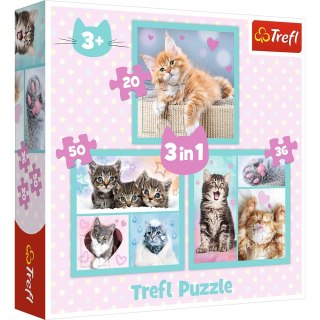 PUZZLE 3EN1 ANIMALES DULCES TREFL 34862 TR TREFL