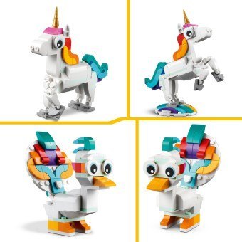 31140 LEGO CREATOR UNICORNIO MÁGICO BLOQUES DE CONSTRUCCIÓN