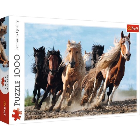 PUZZLE 1000 PIEZAS CABALLOS AL GALOPE TREFL 10446 TR