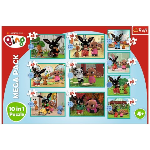 PUZZLE 10IN1 90393 QUÉ HACE BING PUD TREFL 90393 TR