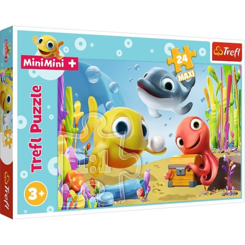 PUZZLE 24 ELEMENTOS MAXI FELIZ PESCADO MINIMINI PUD TREFL 14341 TR