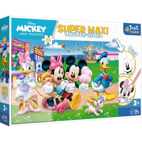 ROMPECABEZAS 24 uds. SUPER MAXI MICKEY Parque de Atracciones TREFL 41005 TREF TREFL