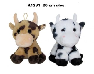 PELUCHE VACA CON VOZ 20CM SENTADA SA DOMINGO