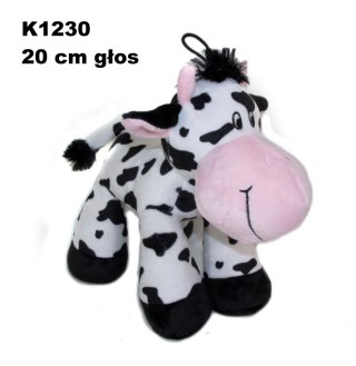 PELUCHE VACA CON VOZ 20CM DE PIE SA DOMINGO