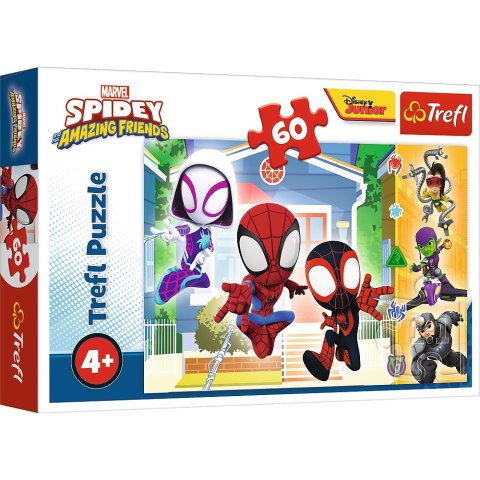 PUZZLE 24 ELEMENTOS MAXI EN EL MUNDO DE SPIDEY PUD TREFL 17371 TREF