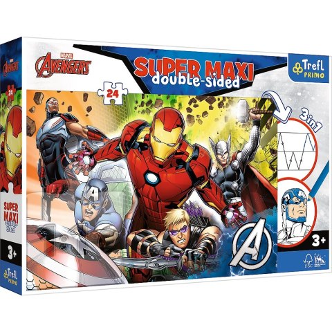 ROMPECABEZAS 24 uds. SUPER MAXI FUERTE AVENGERS PUD TREFL 41007 TREF TREFL